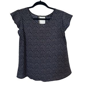 Papermoon Kiera Keyhole Back Blouse Size S